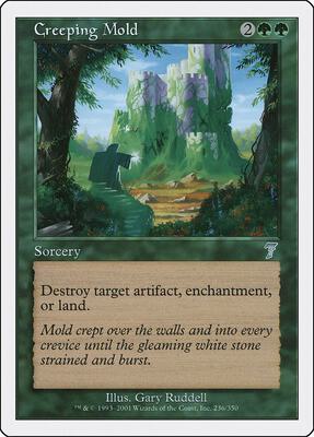 Creeping Mold card from 7th Edition