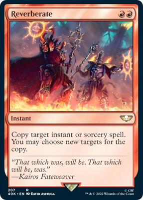 Reverberate (Surge Foil) card from Universes Beyond: Warhammer 40,000