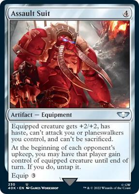 Assault Suit (Surge Foil) card from Universes Beyond: Warhammer 40,000