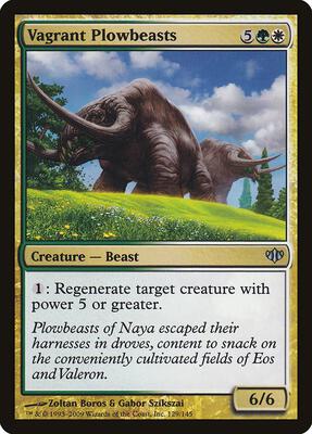 Vagrant Plowbeasts card from Conflux
