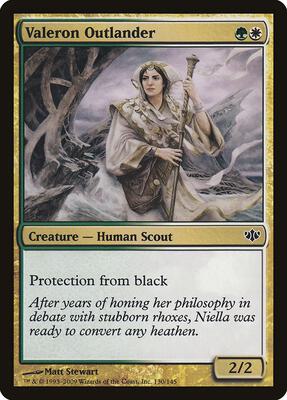 Valeron Outlander card from Conflux