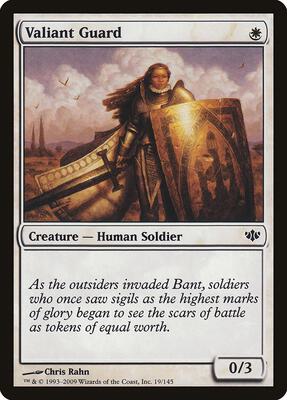 Valiant Guard card from Conflux