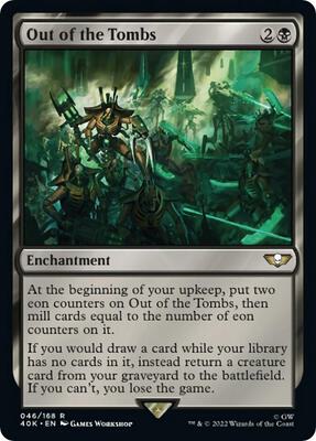 Out of the Tombs card from Universes Beyond: Warhammer 40,000