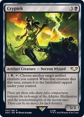 Cryptek (Surge Foil) card from Universes Beyond: Warhammer 40,000
