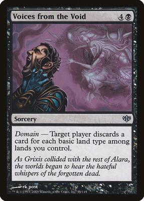 Voices from the Void card from Conflux