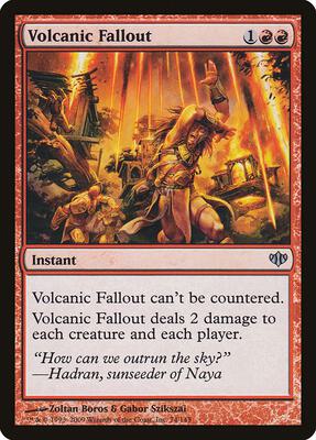 Volcanic Fallout card from Conflux