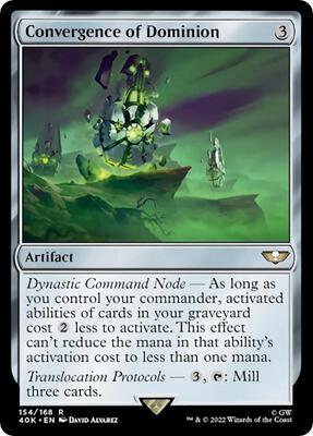 Convergence of Dominion card from Universes Beyond: Warhammer 40,000