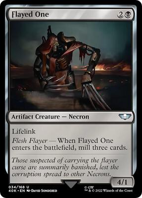 Flayed One card from Universes Beyond: Warhammer 40,000