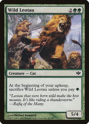 Wild Leotau card from Conflux