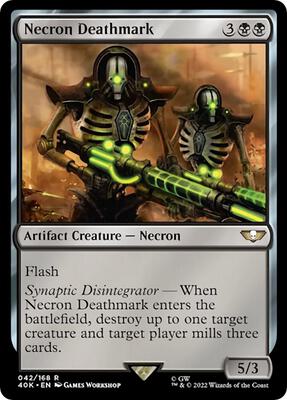 Necron Deathmark card from Universes Beyond: Warhammer 40,000