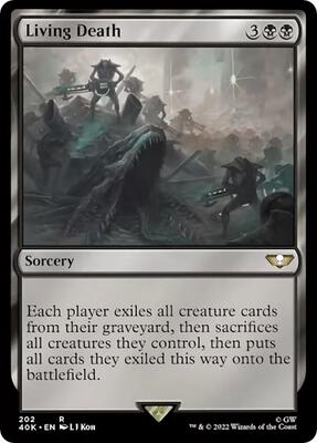 Living Death card from Universes Beyond: Warhammer 40,000