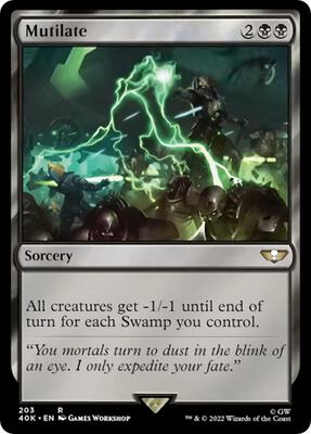 Mutilate (Surge Foil) card from Universes Beyond: Warhammer 40,000