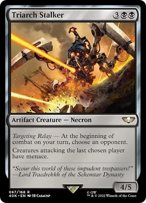 Triarch Stalker (Surge Foil) card from Universes Beyond: Warhammer 40,000