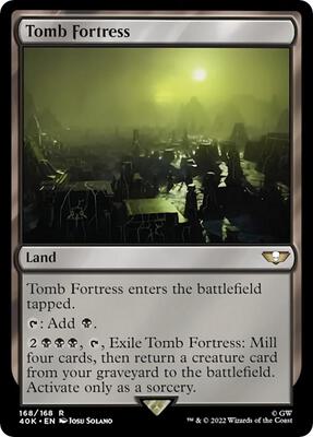 Tomb Fortress (Surge Foil) card from Universes Beyond: Warhammer 40,000