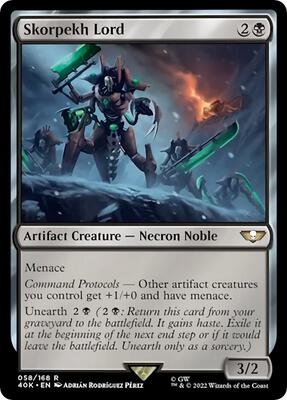 Skorpekh Lord (Surge Foil) card from Universes Beyond: Warhammer 40,000