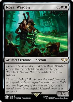 Royal Warden (Surge Foil) card from Universes Beyond: Warhammer 40,000