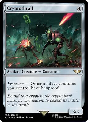 Cryptothrall (Surge Foil) card from Universes Beyond: Warhammer 40,000