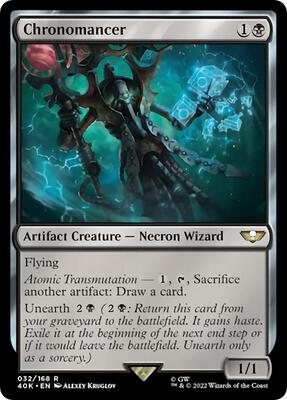 Chronomancer (Surge Foil) card from Universes Beyond: Warhammer 40,000