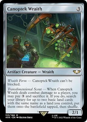 Canoptek Wraith (Surge Foil) card from Universes Beyond: Warhammer 40,000
