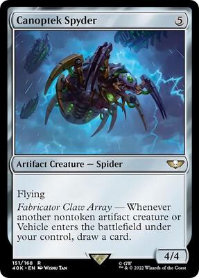 Canoptek Spyder (Surge Foil) card from Universes Beyond: Warhammer 40,000