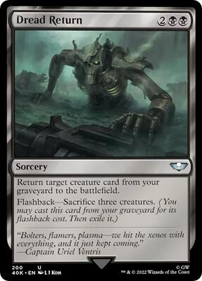 Dread Return (Surge Foil) card from Universes Beyond: Warhammer 40,000