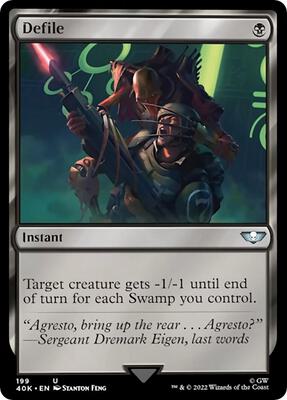 Defile (Surge Foil) card from Universes Beyond: Warhammer 40,000