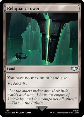 Reliquary Tower (Surge Foil) card from Universes Beyond: Warhammer 40,000