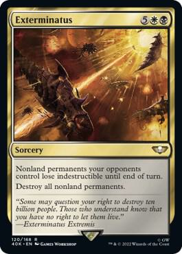 Exterminatus card from Universes Beyond: Warhammer 40,000