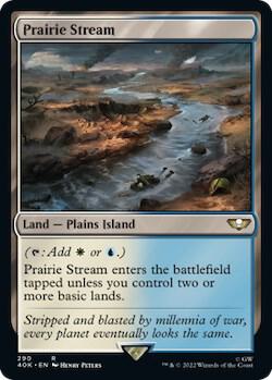 Prairie Stream card from Universes Beyond: Warhammer 40,000