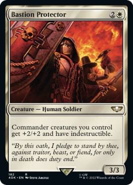 Bastion Protector card from Universes Beyond: Warhammer 40,000