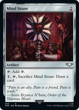Mind Stone (244) card from Universes Beyond: Warhammer 40,000