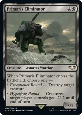 Primaris Eliminator card from Universes Beyond: Warhammer 40,000