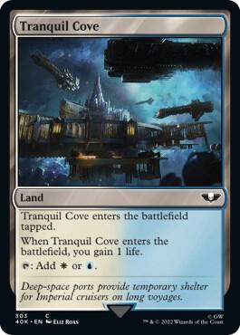 Tranquil Cove (Surge Foil) card from Universes Beyond: Warhammer 40,000