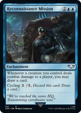 Reconnaissance Mission (Surge Foil) card from Universes Beyond: Warhammer 40,000