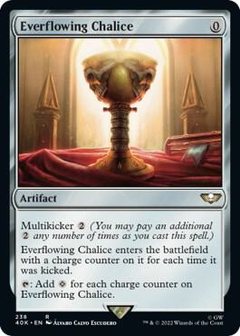 Everflowing Chalice (Surge Foil) card from Universes Beyond: Warhammer 40,000