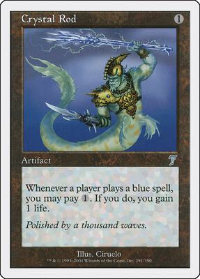 Crystal Rod card from 7th Edition