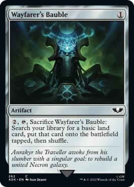 Wayfarer's Bauble (262) card from Universes Beyond: Warhammer 40,000