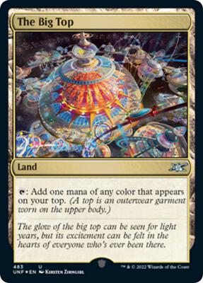 The Big Top (Galaxy Foil) card from Unfinity