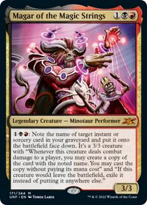 Magar of the Magic Strings card from Unfinity