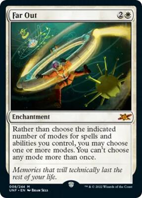 Far Out card from Unfinity
