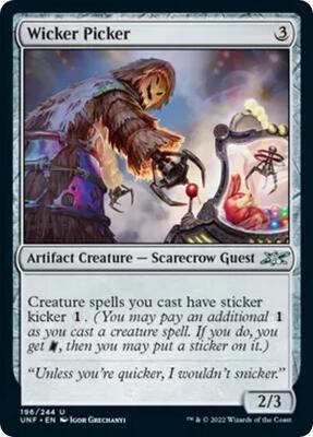 Wicker Picker card from Unfinity