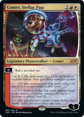 Comet, Stellar Pup card from Unfinity