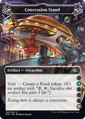 Concession Stand (2-6) card from Unfinity