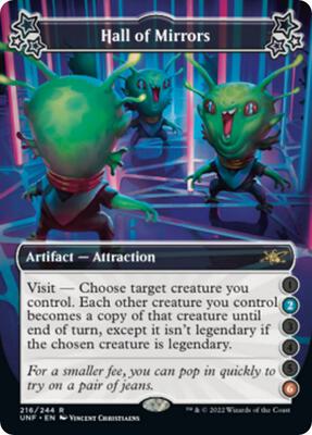 Hall of Mirrors (2-6) card from Unfinity