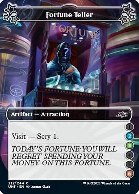 Fortune Teller (2-3-6) card from Unfinity