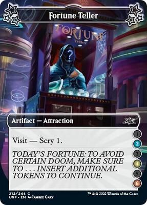 Fortune Teller (2-4-6) card from Unfinity