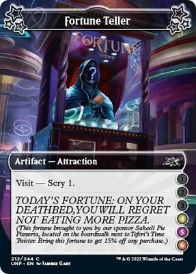 Fortune Teller (4-5-6) card from Unfinity