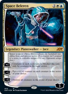 Space Beleren (Galaxy Foil) card from Unfinity