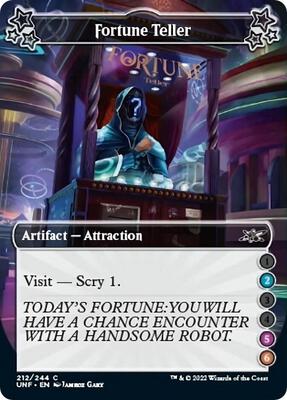 Fortune Teller (2-5-6) card from Unfinity