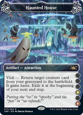 Haunted House (4-6) card from Unfinity
